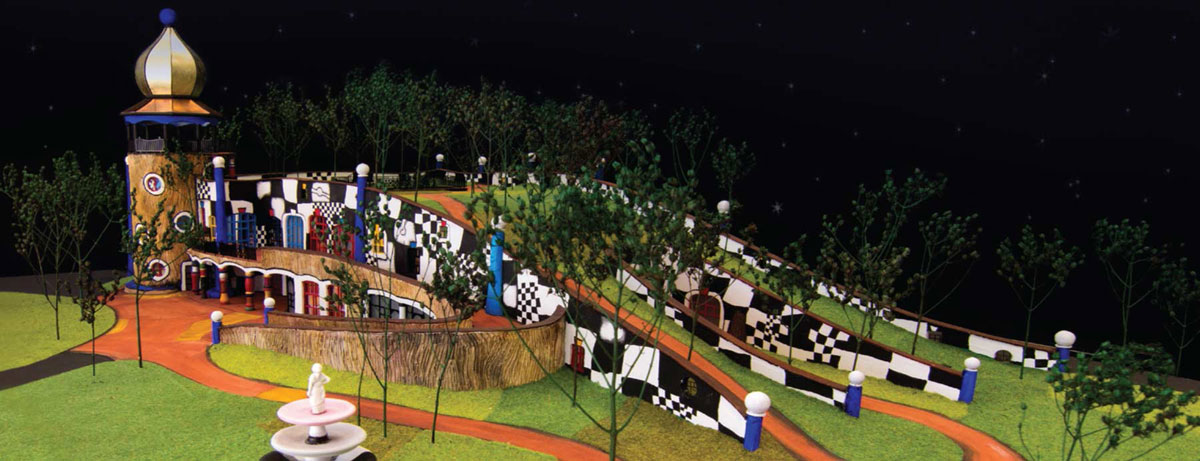 Hundertwasser Centre Model